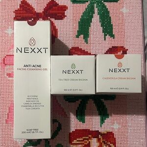 Nexxt Anti Acne Facial Cleansing Gel and Cream Balsam Set